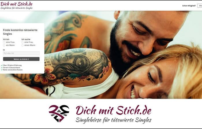 Dich-mit-Stich.de – Partnersuche für tätowierte Singles