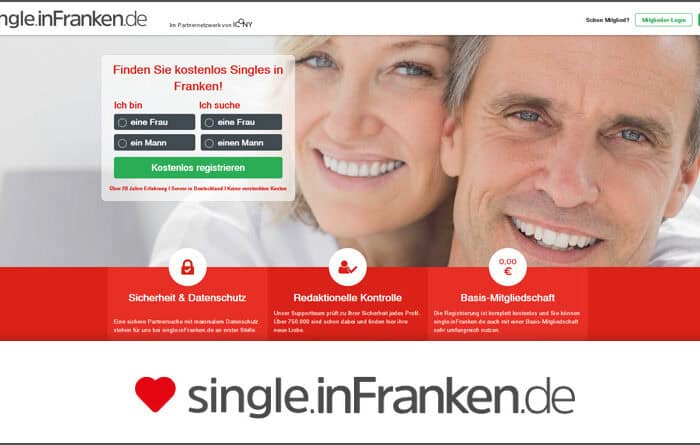 Franken verliebt sich auf der Singlebörse „single.inFranken.de“