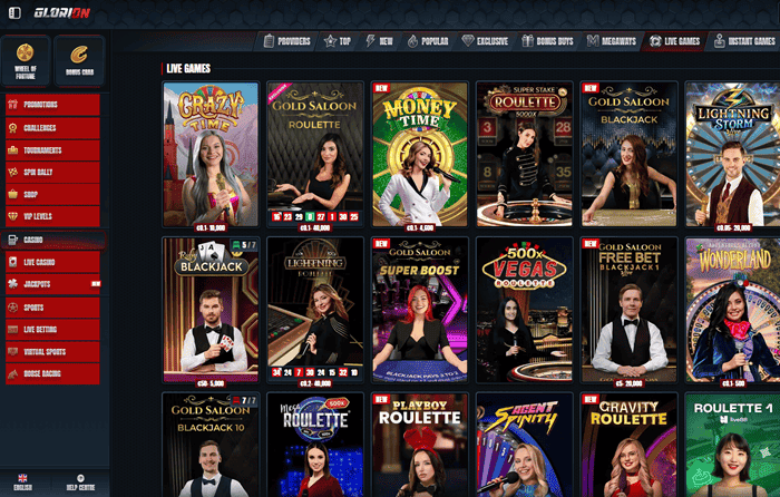 Glorion Free Spins No Deposit Bonus Code 