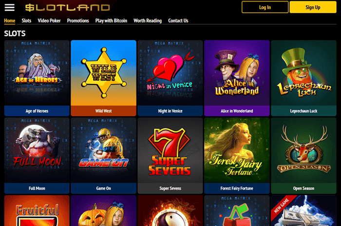 Slotland Games and Crypto Payments 