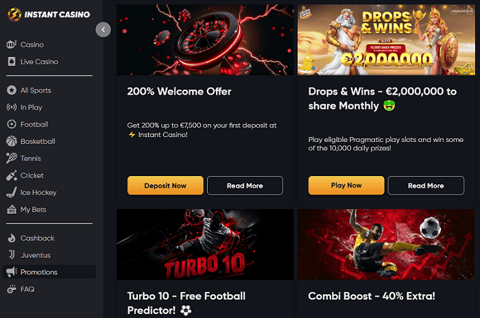 Open Your Account with Instant Casino 