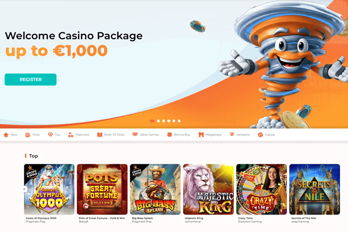 Spininio Casino 1000 EUR Welcome Bonus 