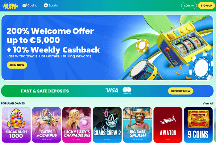 Samba Slots Free Spins Games 