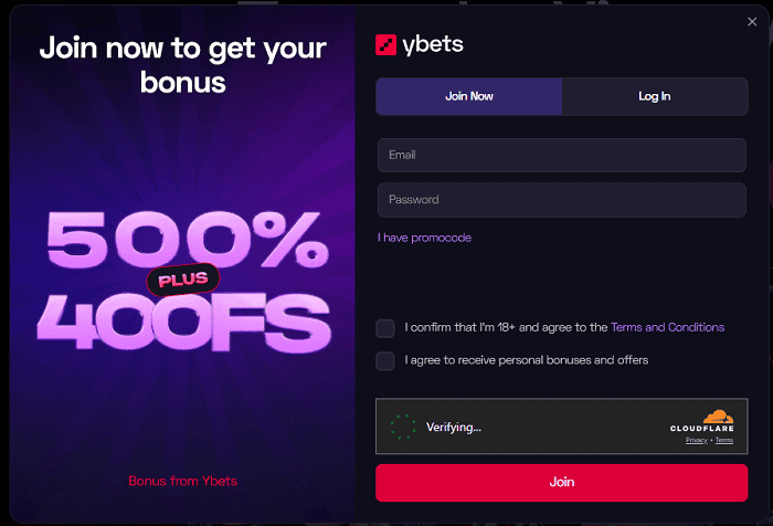 YBets Welcome Bonus 