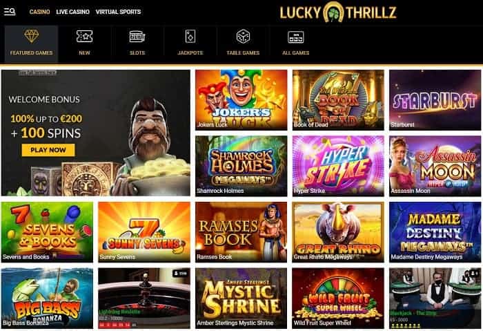 Lucky Thrill Casino Review 