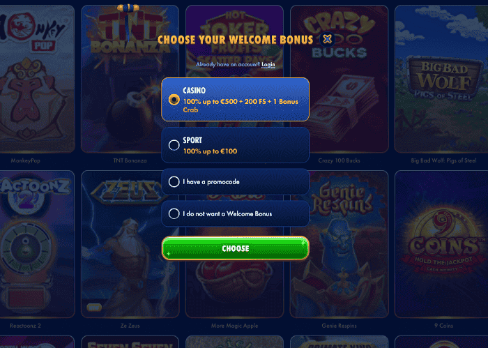 Register & Login to Play 