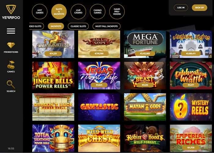 Vegasoo Casino Exclusive Bonus 