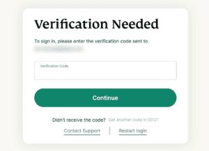 ExpressVPN verification code window on desktop.