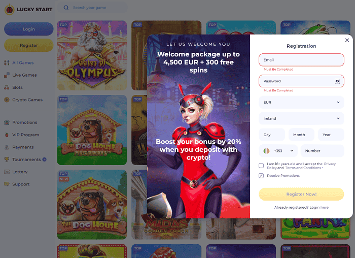 Create Your Account Now 