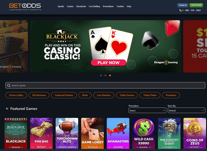 BetOdds USA Casino Bonus Code 
