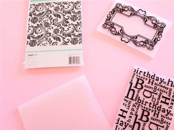 A number of embossing folders for Sizzix