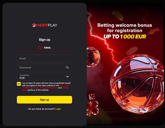 FieryPlay Register and Play 