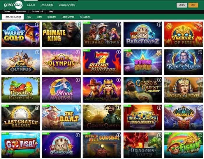 Greenplay Casino Website Review 