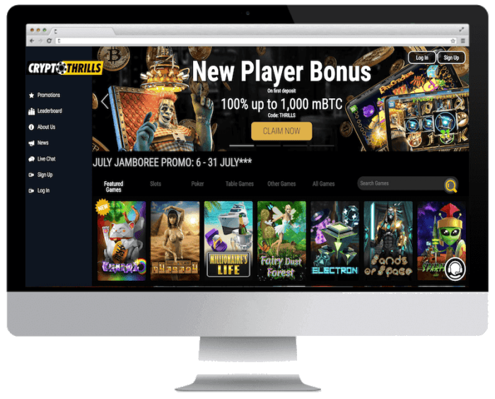 Crypto Thrill Casino 50 free spins 