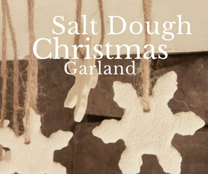salt dough ornaments hanging from twine