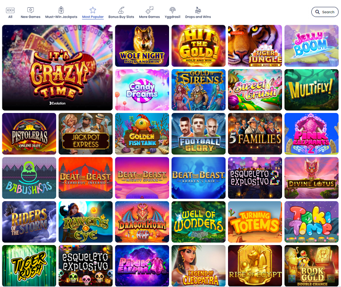 Register and Log In To Play 