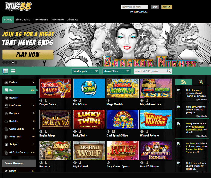 Wins88 Casino Review 