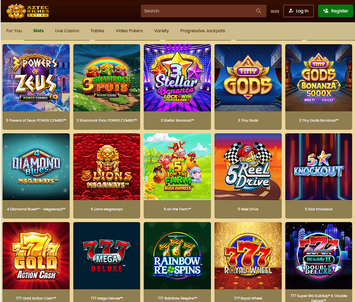 Aztec Riches Casino Review and Rating 