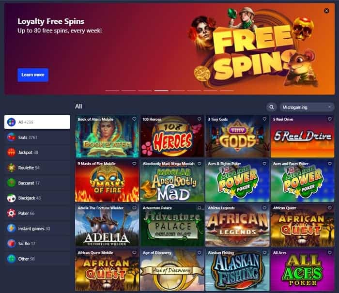Loyalty Free Spins