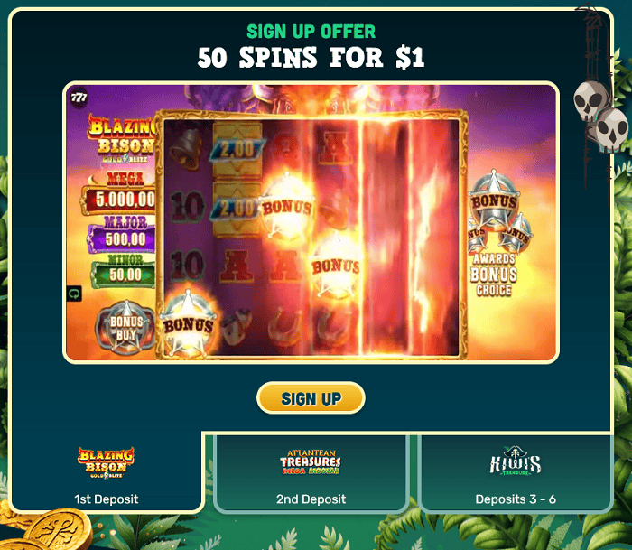 Get 50 free chances now! 