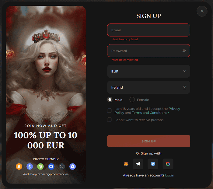 Open Your Account and Play to Win! 