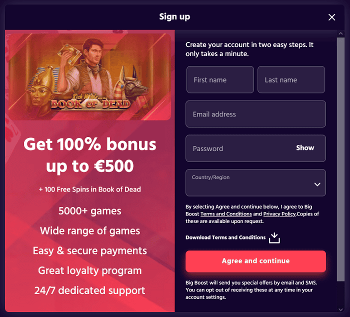 Register and Play Now 