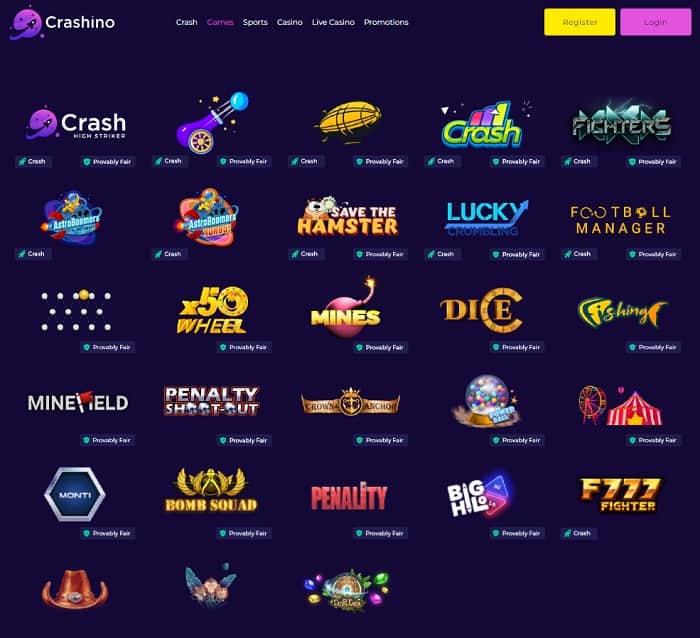 Crash Casino Games 