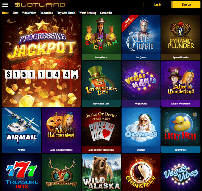 Slotland No Deposit Bonus 