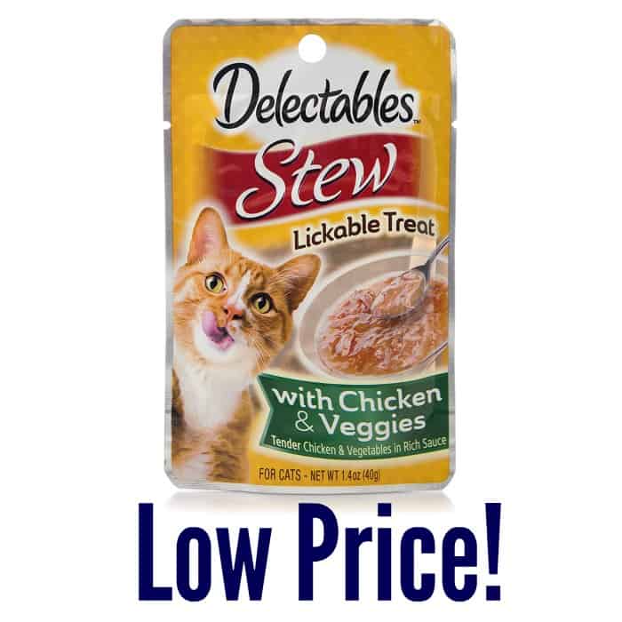 HARTZ Delectables Stew Lickable Treat, Chicken and Veggies, Pack of 12- Only $9.25, Reg $17.99!