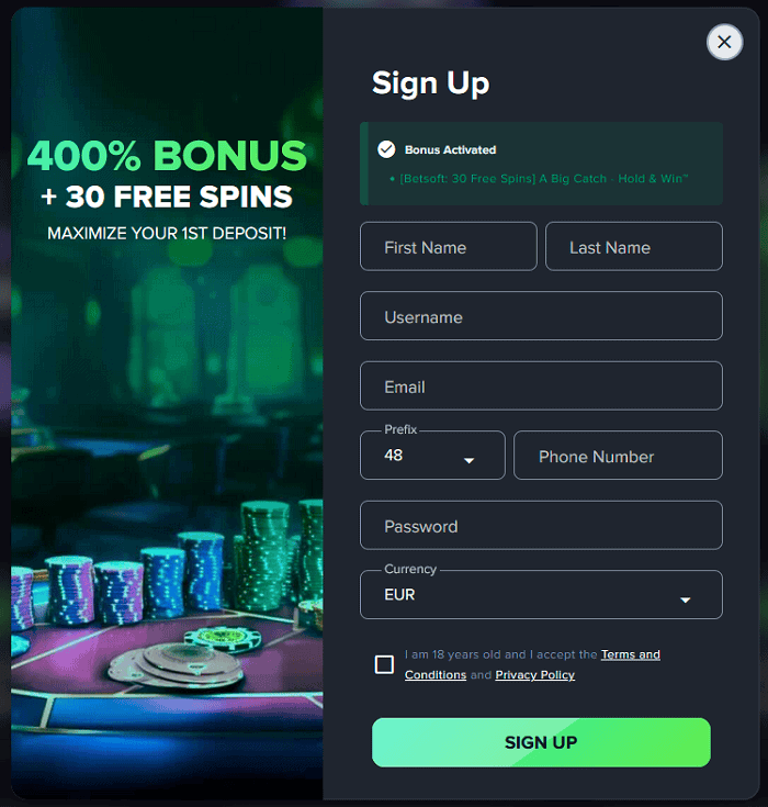 Create Your Account Here 