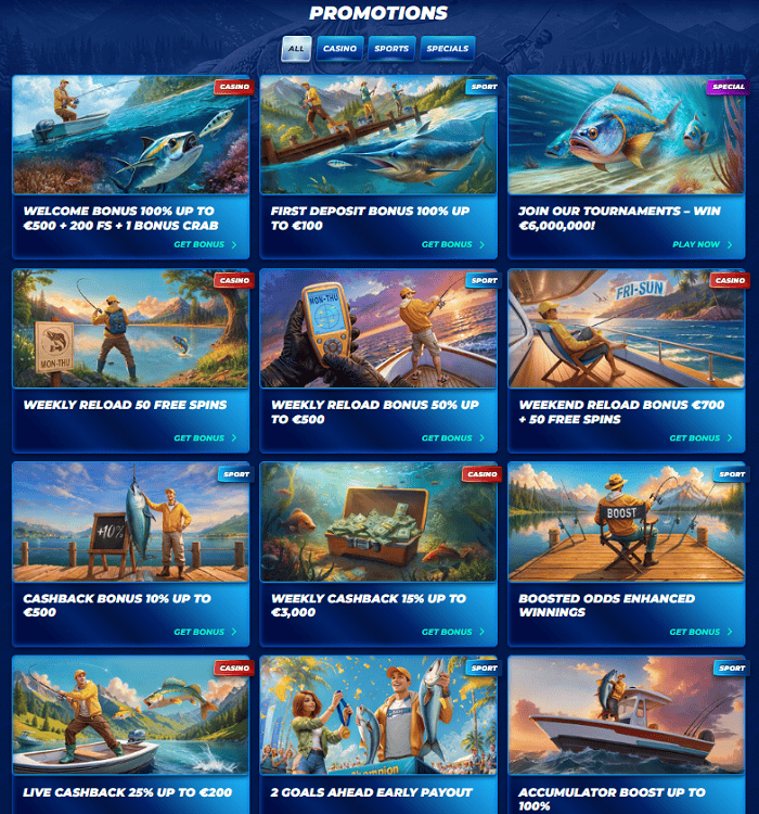 BassBet Promotions Page 