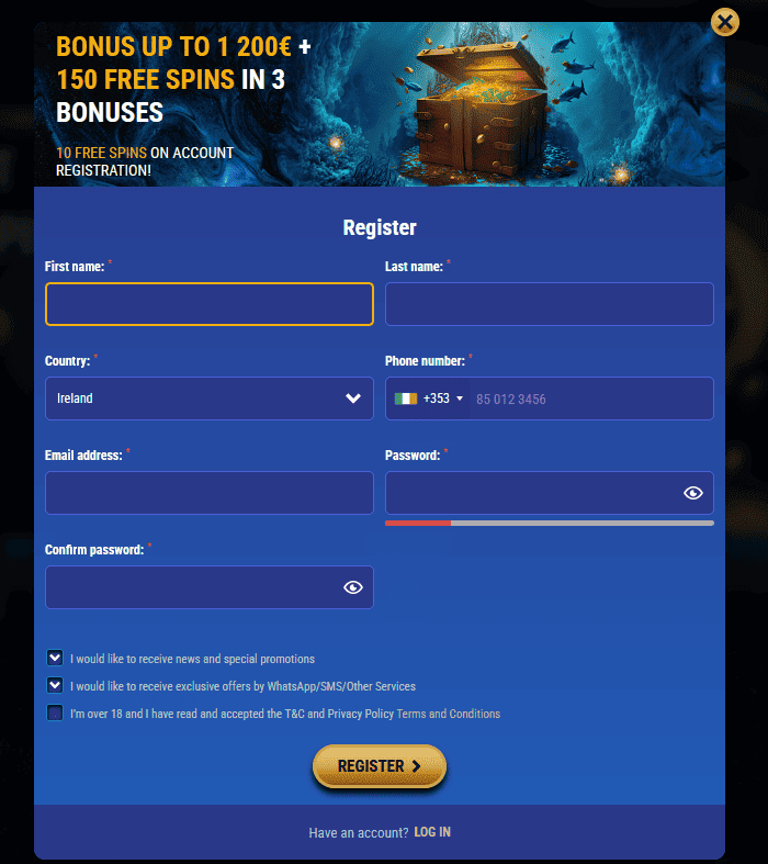 Create Your Account Now