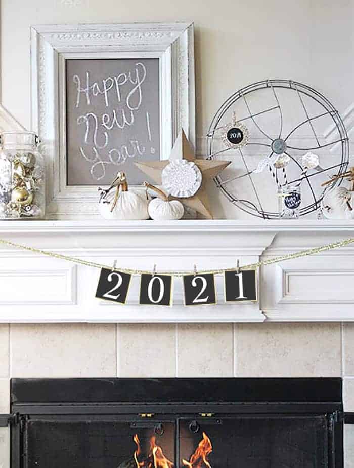 DIY New Years Eve Banner