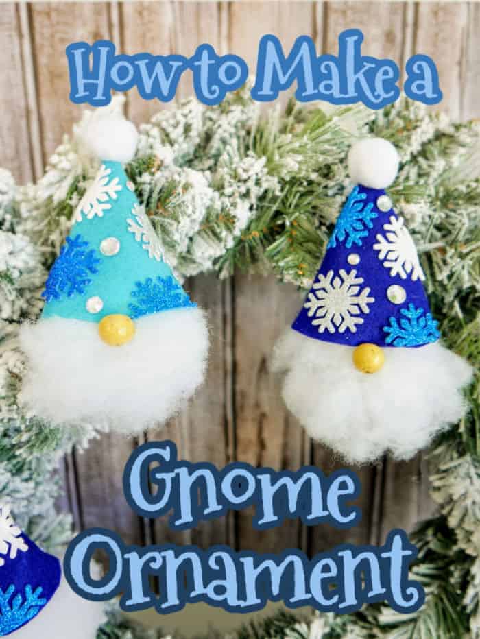 DIY gnome ornament