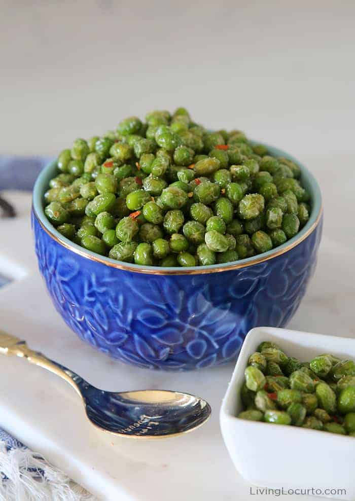 Hot Honey Roasted Edamame