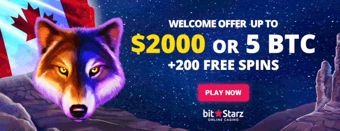 Claim Your Welcome Bonus to BitStarz Canadian Casino 