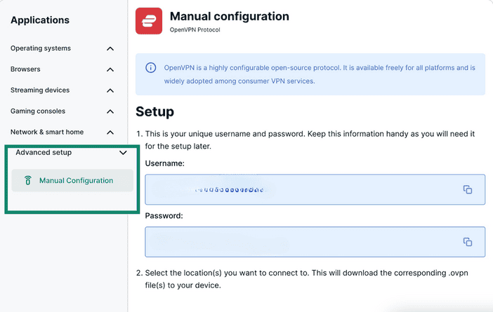 ExpressVPN sign in page.