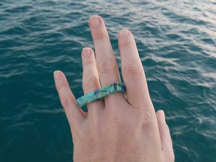 Ocean trash jewelry clearance