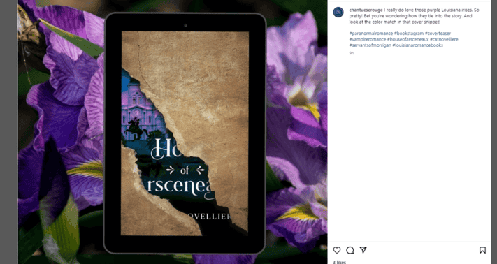 cover reveal post example