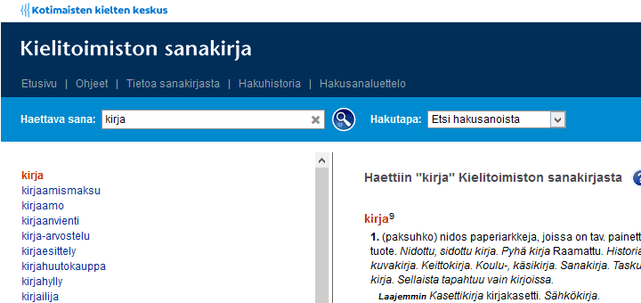 kielitoimistonsanakirja