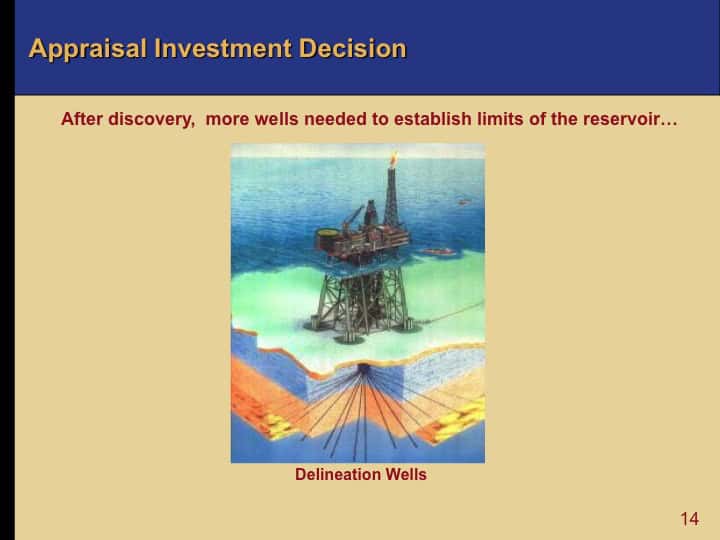 E&P Oil and Gas-Appraisal Investment Decision