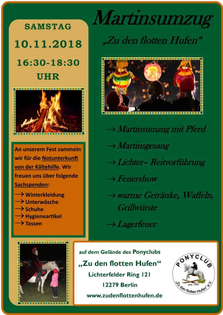 Martinsumzug Ponyclub 2018