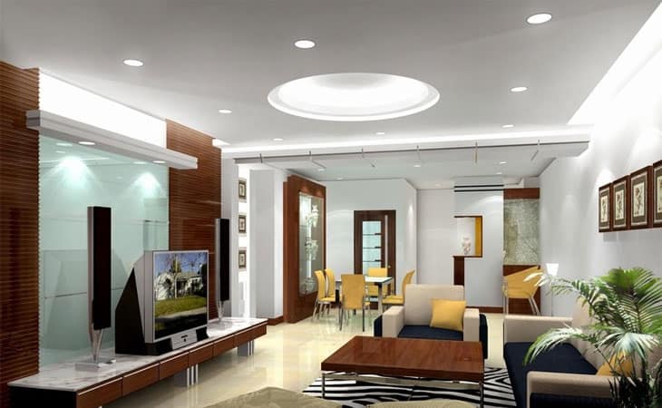 Chiếu sáng nội thất bằng đèn downlight