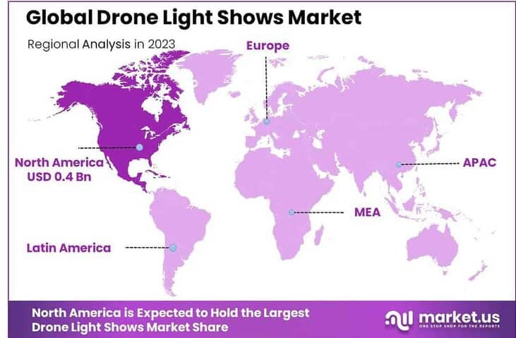 Drone Light Shows Market region