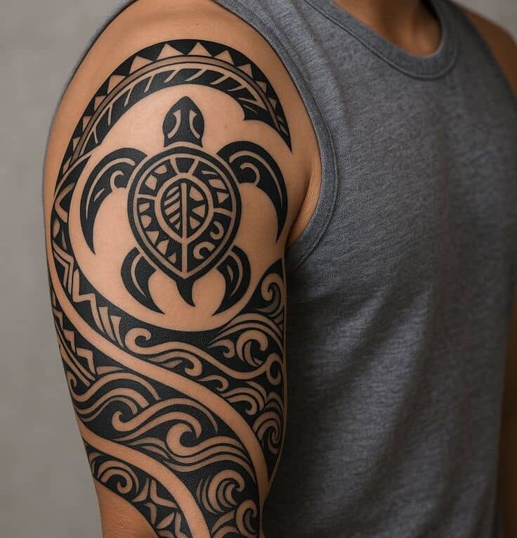 Hawaiianische Tribal Tattoos – Natur & Spiritualität (1)