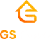 Logo von GS Passiv auf einem hellgrauen Hintergrund.