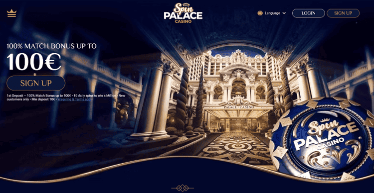 Spin Palace Casino 1 deposit free spins 