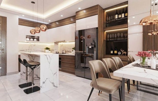 ánh sáng với kiến trúc biệt thự