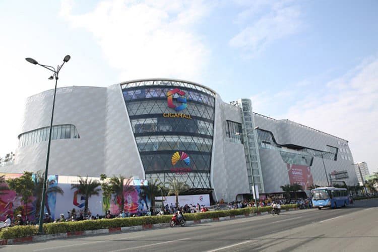 dự án Gigamall Thủ Đức sử dụng đèn led fawookidi