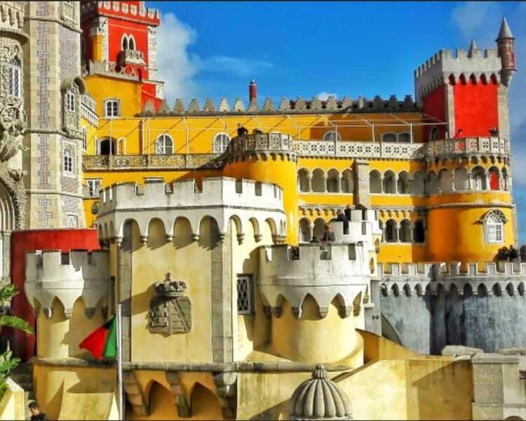 The glorious brilliance of the colors on Pena Palace.